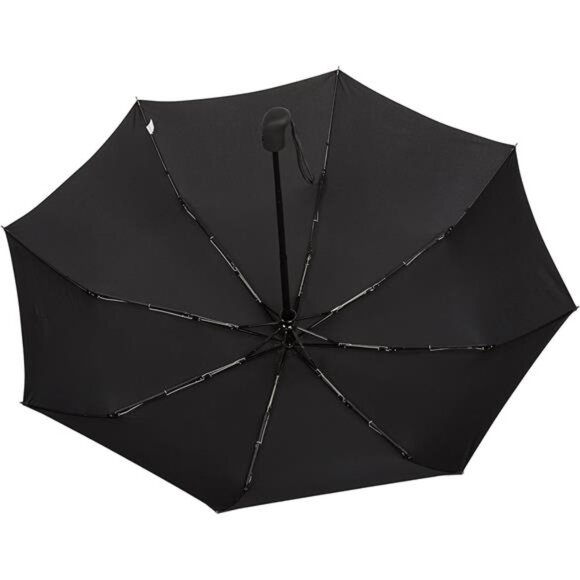 Amazon Basics Round Travel Umbrella for Rain, Compact Umbrella with Auto - Picture 6 of 7